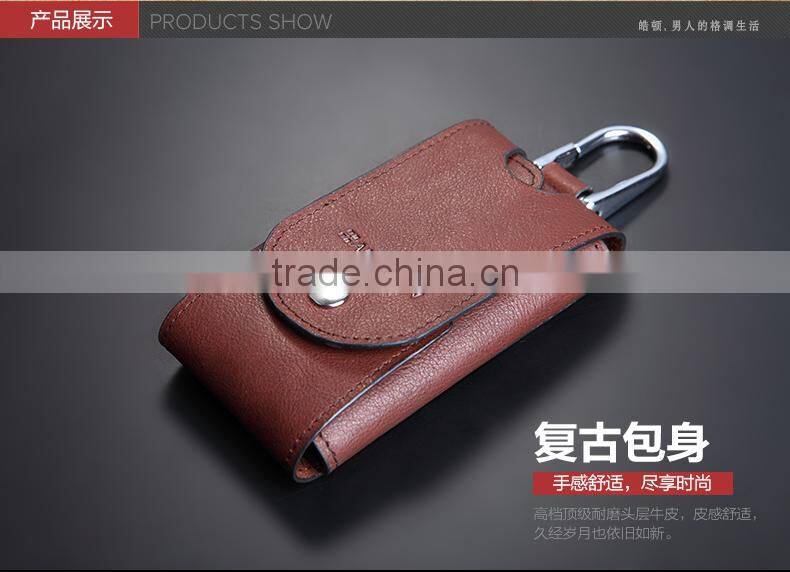 high quality genuine leather key holder