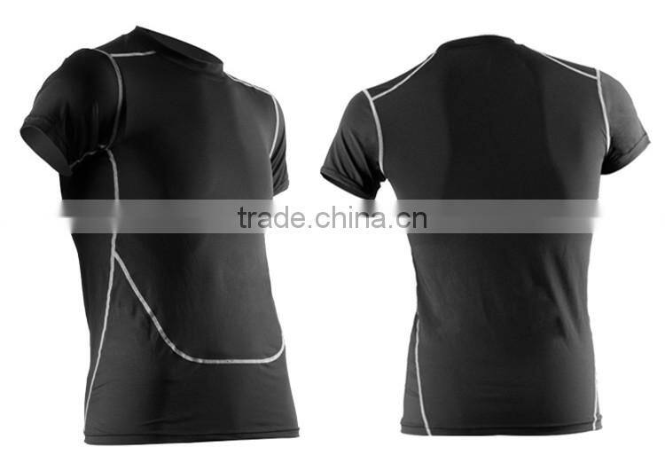 Gym Running Round Neck Short Sleeve Casual slim fit mens fitness t-shirts