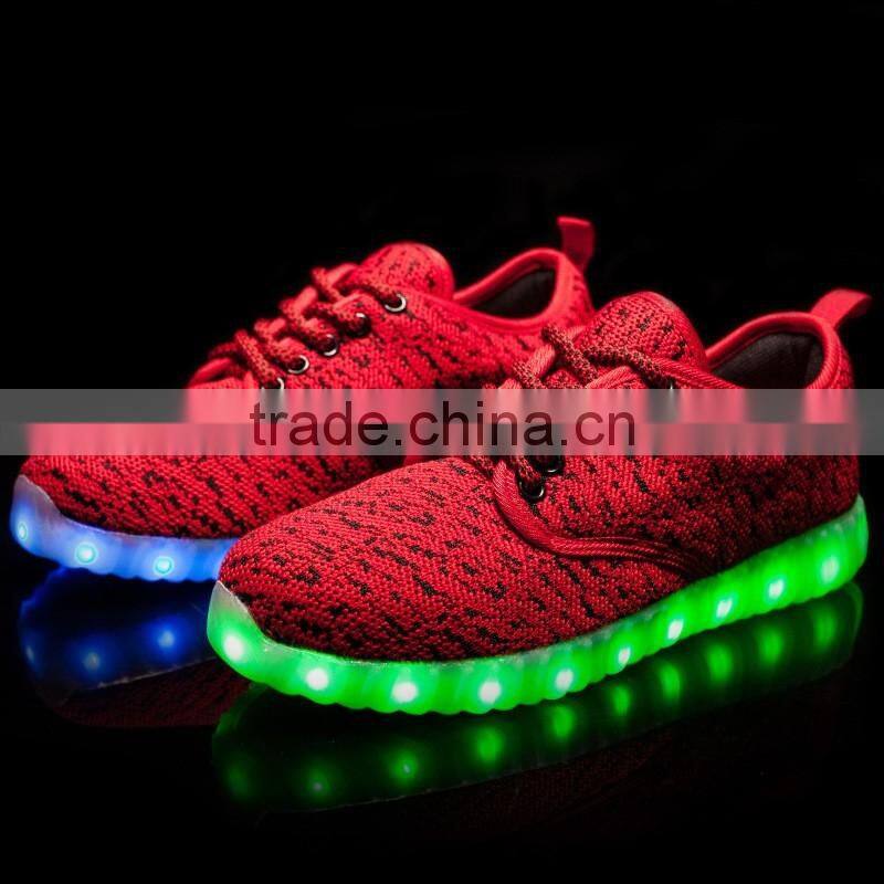 HFX0337 Rechargeable Casual Yeezy For Adult Lighting led Shoes