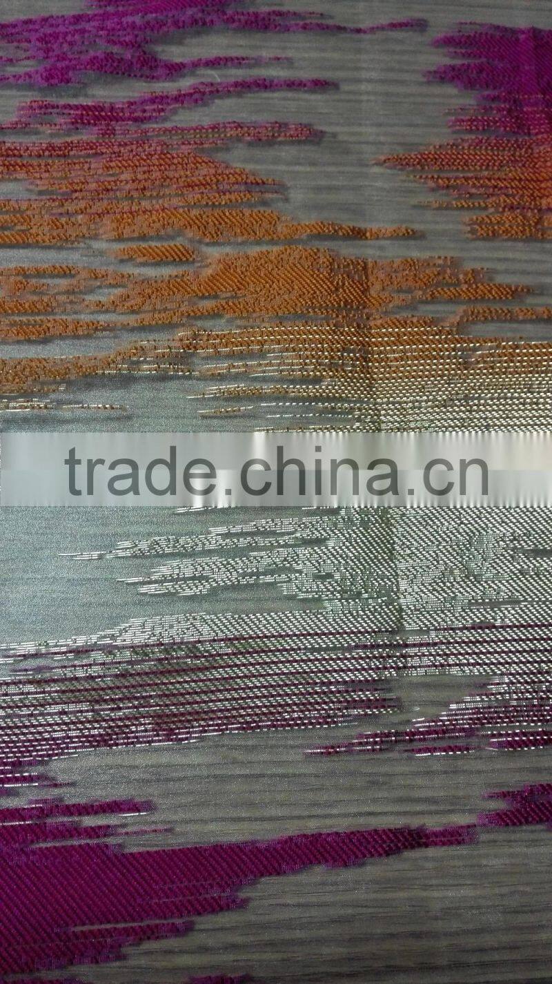 hight quality organzan woven jacquard for women's skirt