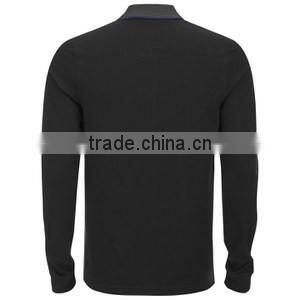 men's polo collar long sleeve tees sport polo t shirt for men