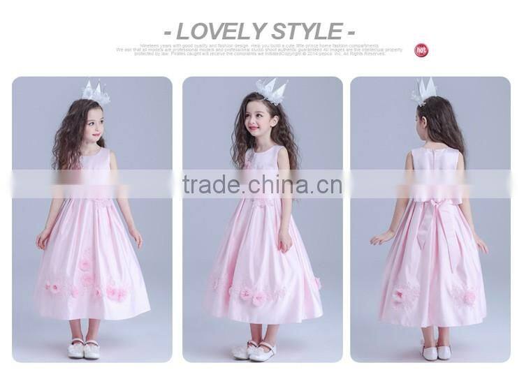 2017 wholesale children's boutique well dressed remake dress picture of children casual dresses