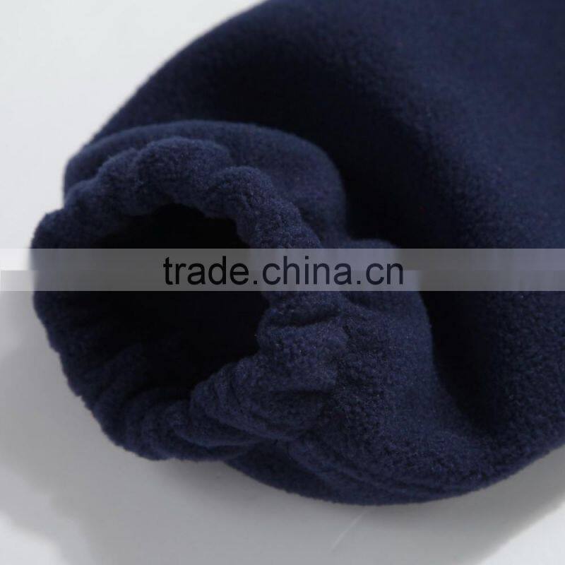 Custom design full zipper micro polar fleece sweatshirt