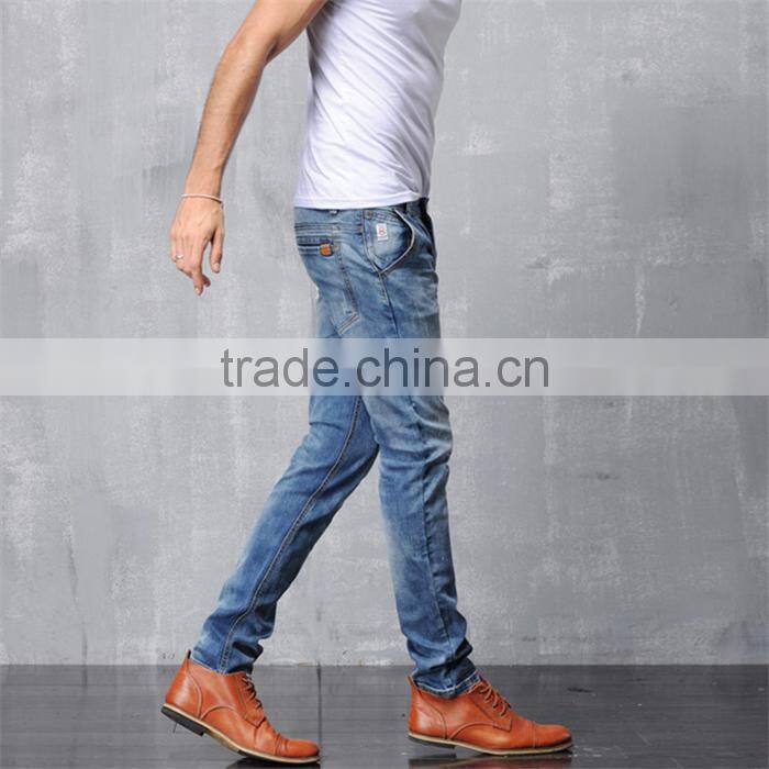 Denim Cargo Man Pants Men Jeans Designed Trousers With Customied OEM Service