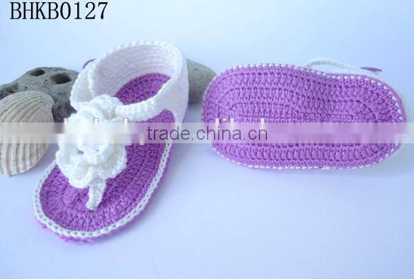 Manufacturer China Ecofriendly cotton yarn baby shoes sandals