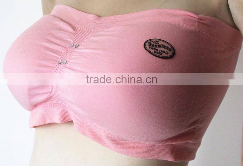 seamless fashion girl tube top