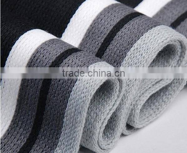 New arrival cheap price high quality wool knitting design men's winter warm scarf