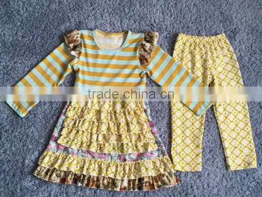 wholesale kids girl clothing fall cotton outfits leggings pants boutique Hallowmas girl clothing sets