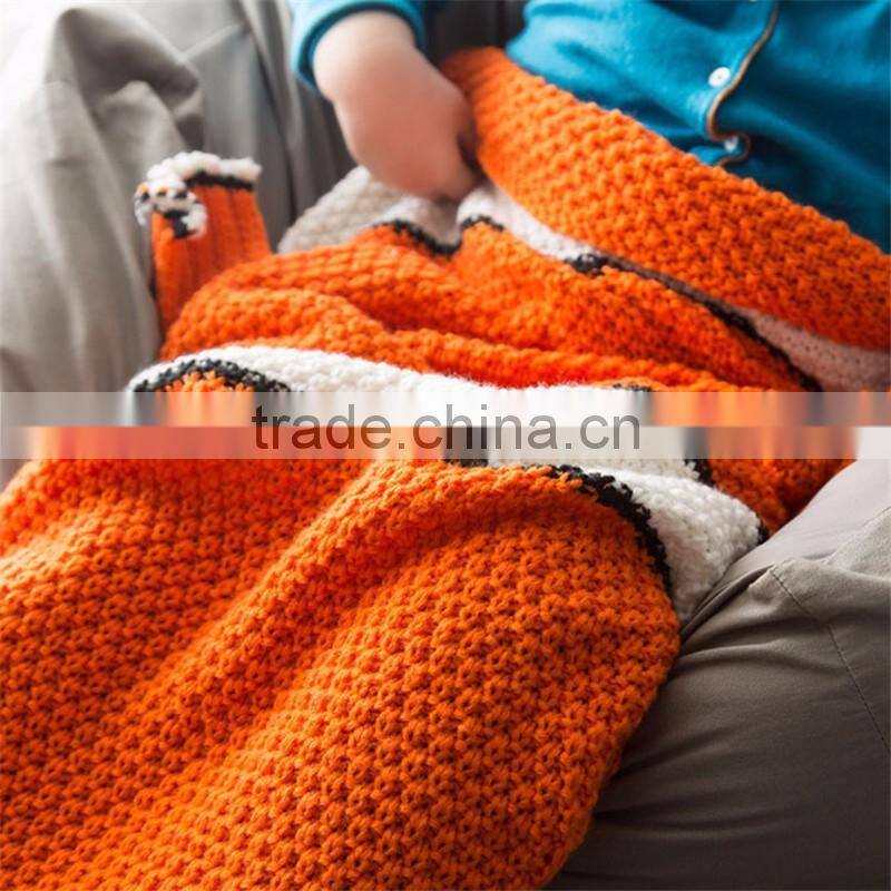 2017 fashion style cute Gift for Girls Air conditioning Mermaid Knit Blanket