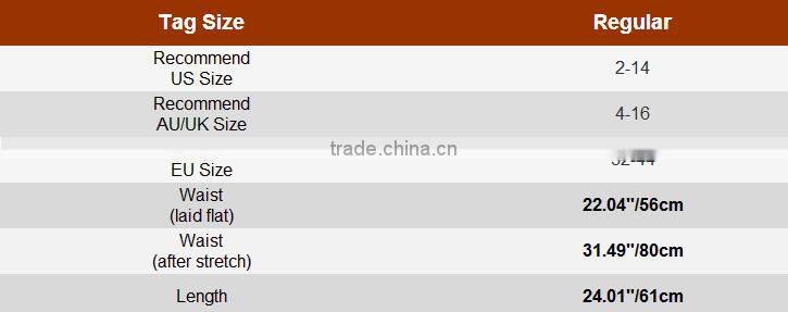 2016 Latest women's vintage stretch high waist flared pleated long skirt