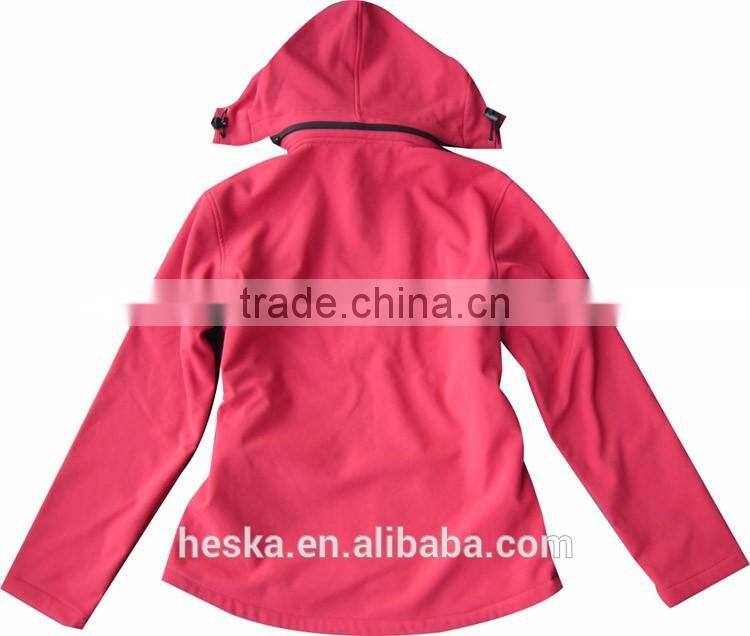 Wholesale custom outdoor tactical mens softshell jacket with hood