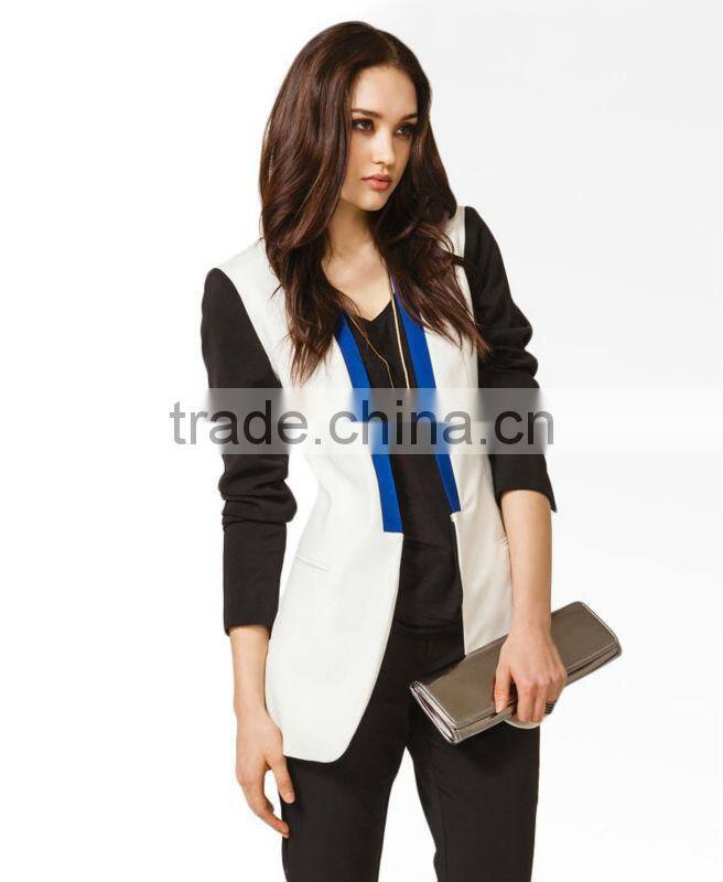 Longline Colorblocked Blazer
