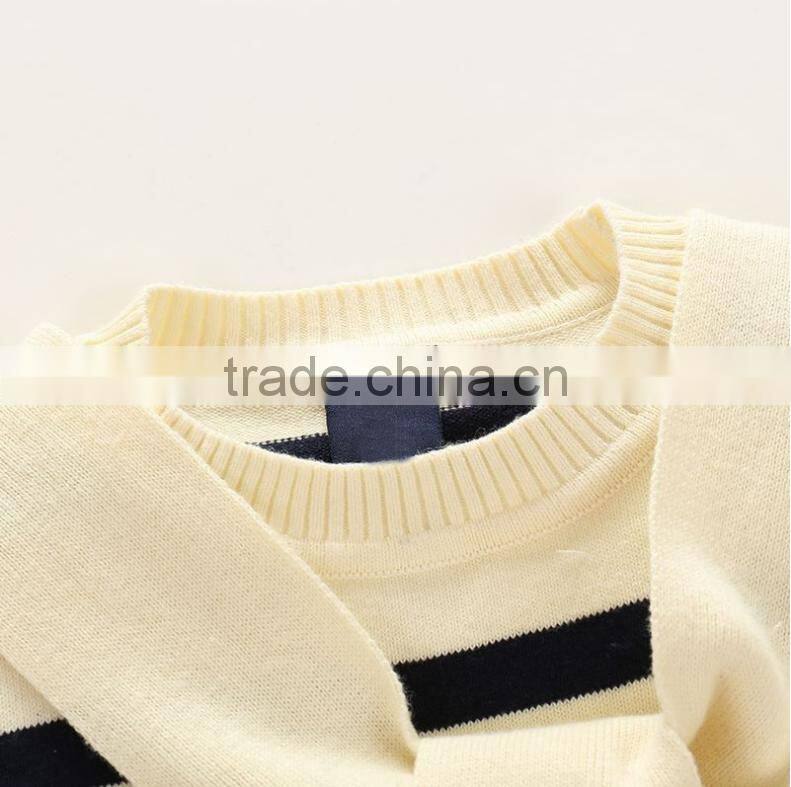 New Design Children Striped Sweaters Long Sleeve Knitting Boy Pullover