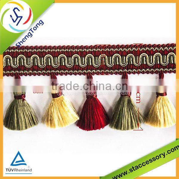 high quality wholesale curtain tassel/colorful curtain tassel