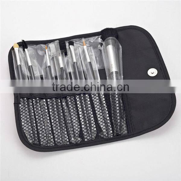 12pcs cosmetic &make up brushes with wooden handle