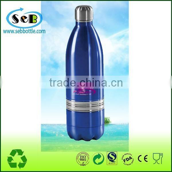 Double wall insulated cola shaped stainless steel vacuum flask,sport outdoor water bottle