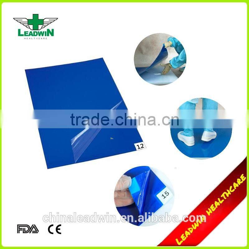 Good quality blue sticky mat for cleanroom and hospital