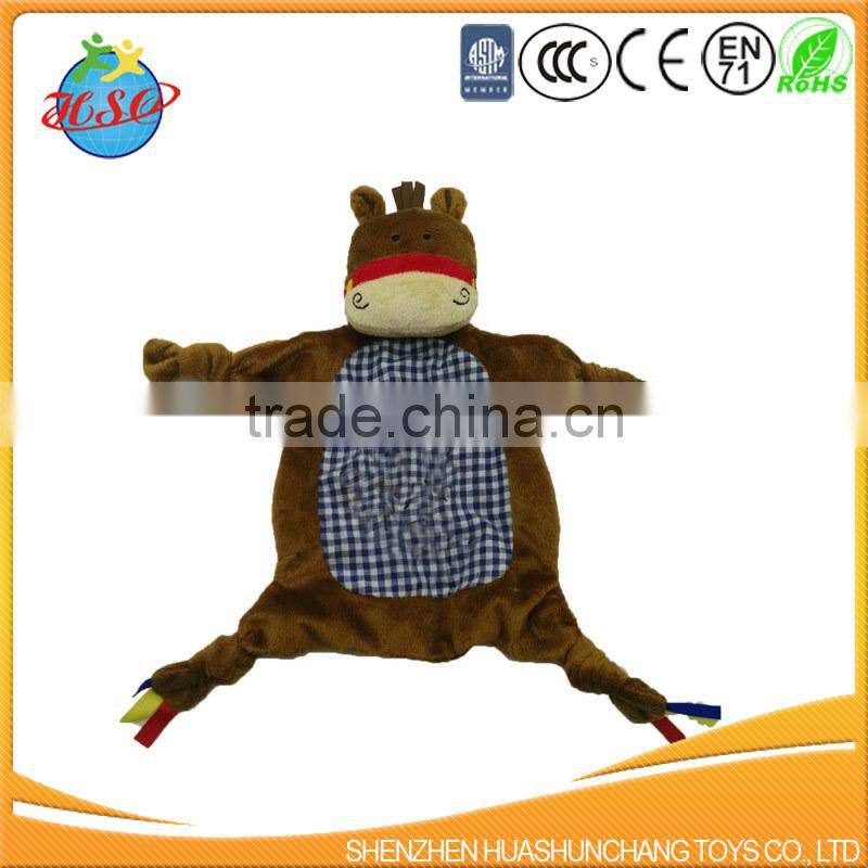 Bear Shaped Muslin Baby Comforter, Soft Toys for Toddlers, Baby Comforter Toy