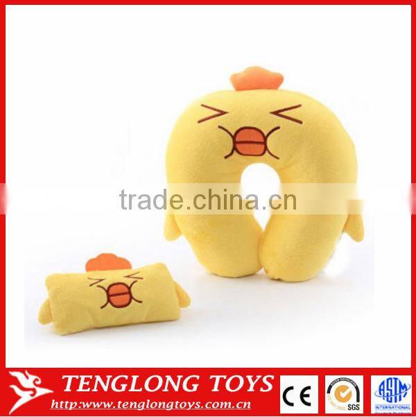 promotion logo printed animal shape travel neck pillow