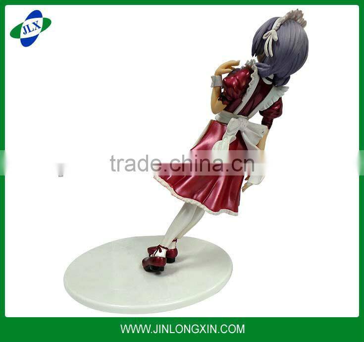 Uniforms girl Purple hair japanese anime action figure