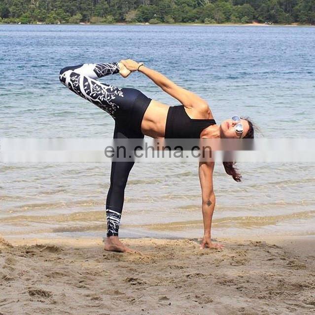 Women Sports yoga Wear Clothing Colorful Printed workout Leggings Fitness Fancy Leggings pants