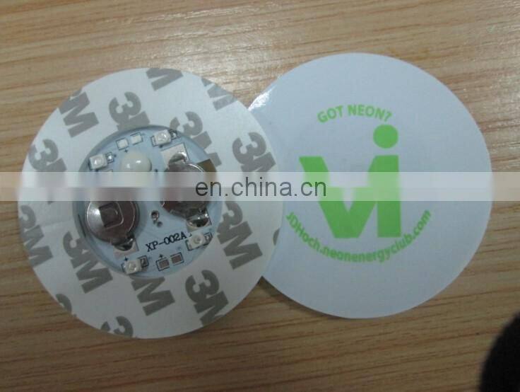 good quality 8led bottle sticker EVA+PCB led bottle lights