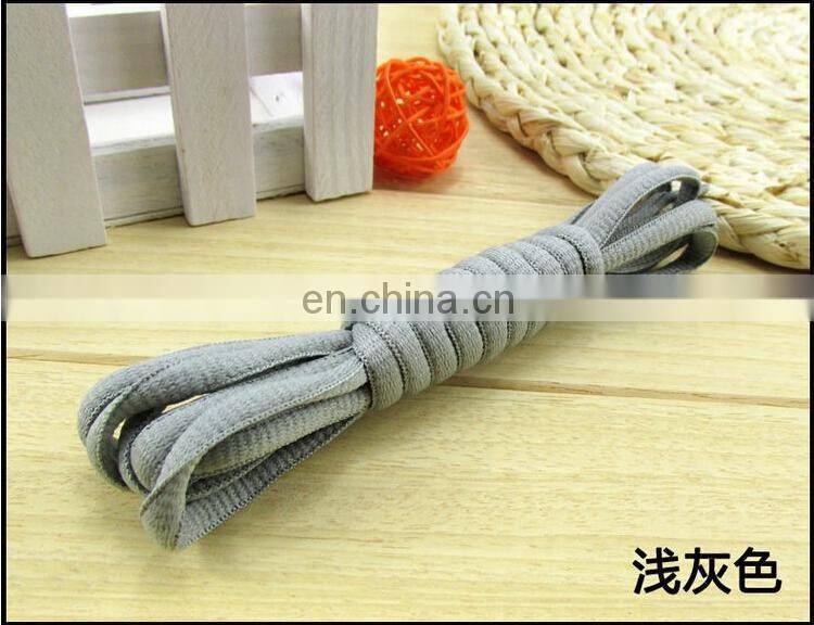 Strong fashinable 5mm polyester round shoelace