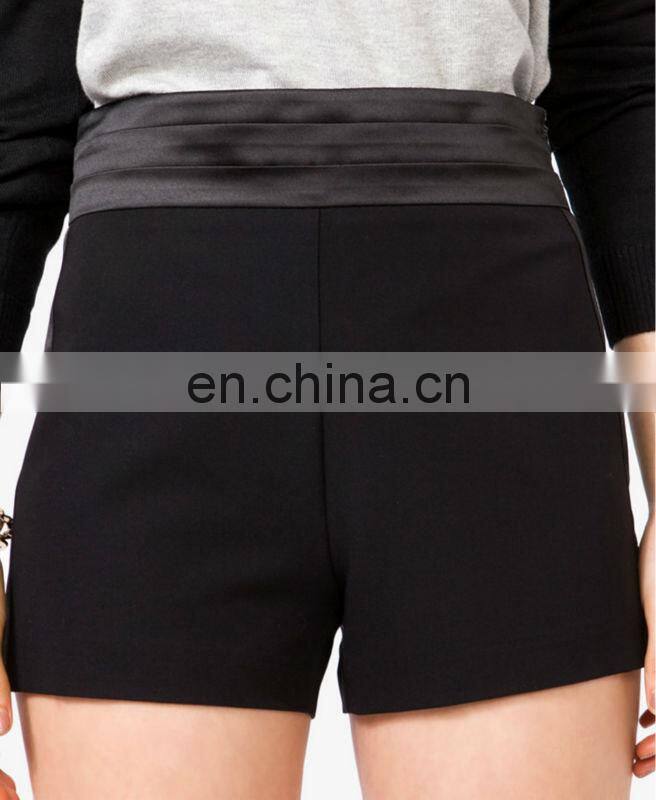 Satin Tuxedo Shorts CSS0095