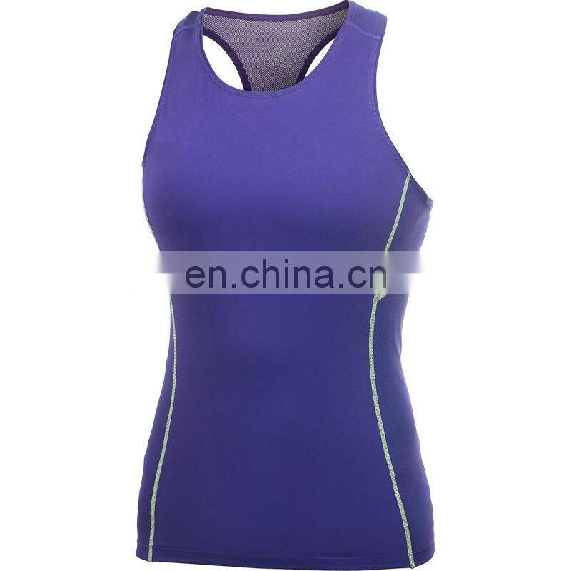 100% Cotton women Plain Wholesale bodybuilding singlet