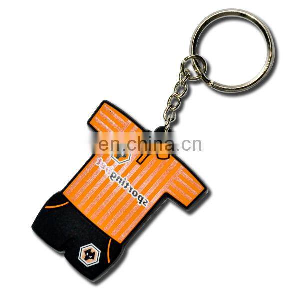 Custom bespoke rubber key chain supplier