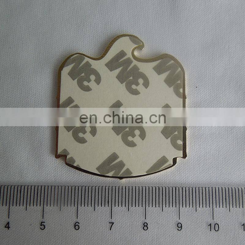 UAE national day gift - metal engraved dubai falcon logo phone decoration label self-adhesive type