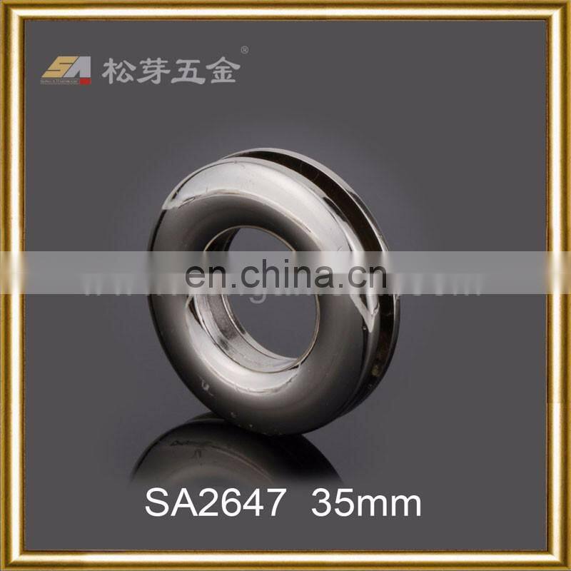 metal round eyelet for leather, round shape metal eyelet handbag, metal eyelets