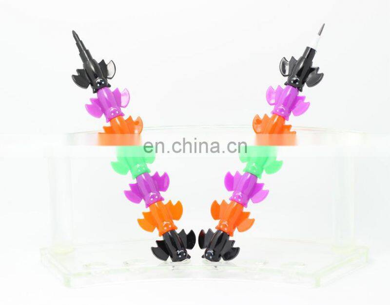 stacking crayon mult-color non-sharpen crayon bat shaped