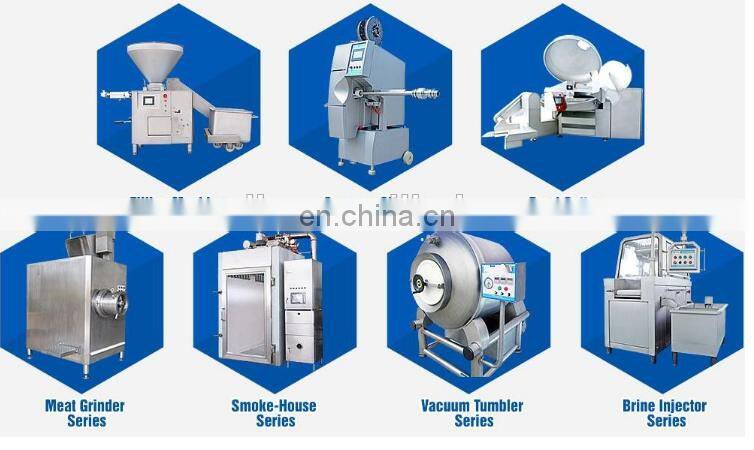 Commercial frankfurter sausage making machine