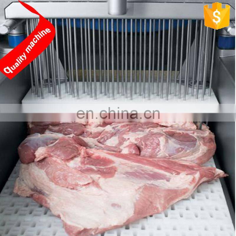 meat machine factory automatic meat injection machine/salt brine injector/poultry saline water injecting machine