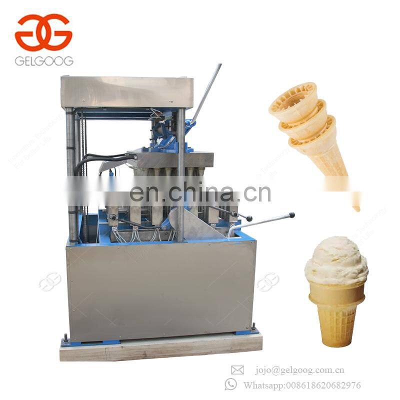 Trade Assurance Crispy Sugar Waffle Cone Maker Forming Machine Cone Ice Cream Making Machine