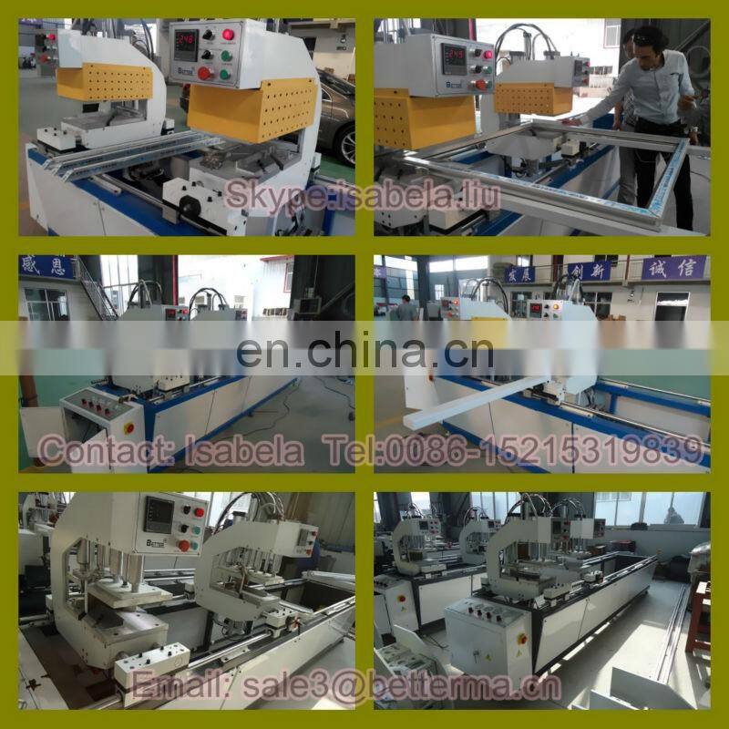 PVC&UPVC Window Door Welding Machinery / Two Heads Welding Machine/Weld Plastic window and door machine