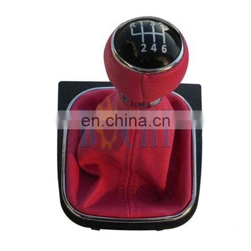 The colorful Leather Gear Shift Knobs with frame for VW Golf 7