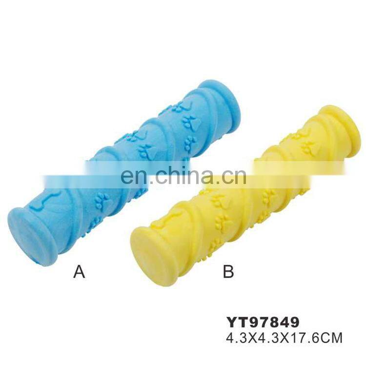 Optional color TPR dog chew brush toy teeth cleaning durable dog toys