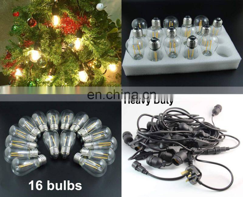 Best selling Halloween Christmas decoration outdoor led light string 49ft