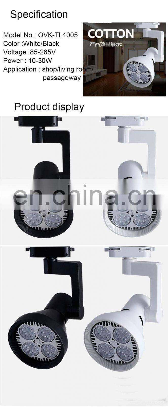 supermarket E27 small led spot light aluminium cob led light for bar living room