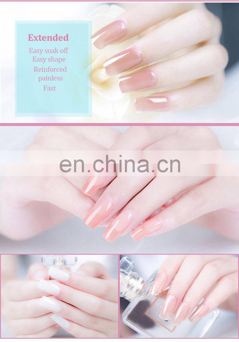 RONIKI Free sample OEM wholesale soft builder gel finish concentrated for extension nails Liquid Builder Gel