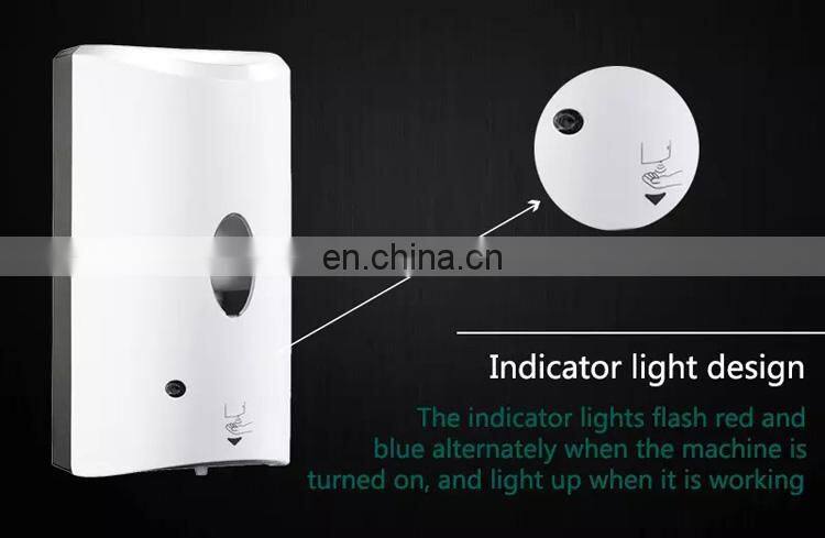 Electronic battery operated liquid soap alcohol gel spray infrared touchless wall mounted hand sanitizer dispenser with sensor