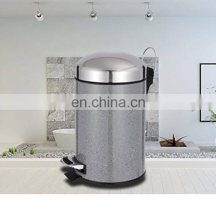 many size lid stainless steel trash can sanitary bin for ladies