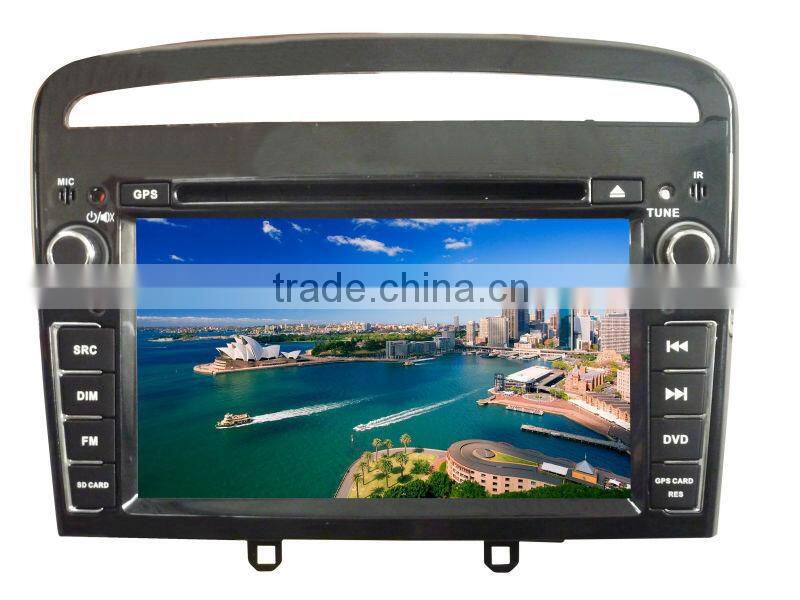 7 inch Car DVD GPS for peugeot 408 2013 year with CANBUS Peugeot 408 2013 Car Audio Stereo GPS Navigation For PEUGEOT 408