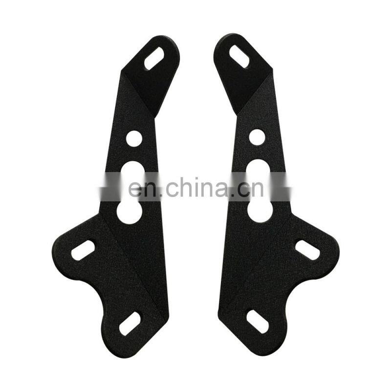 steel hood bracket hood mount kit for 20 inch led light bar for jeep for wrangler