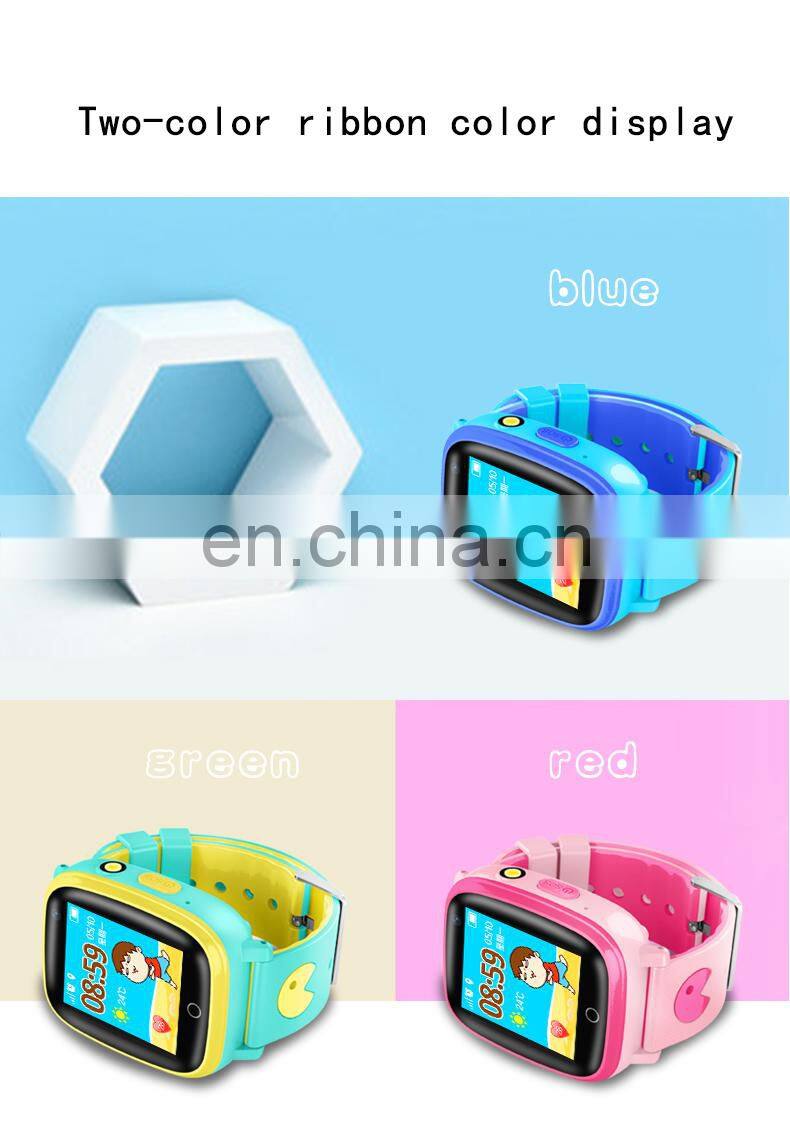 New product w ith camera SOS calling Safety Zone, IP67 waterproof pedometer sports gps tracking kids smart wrist watches
