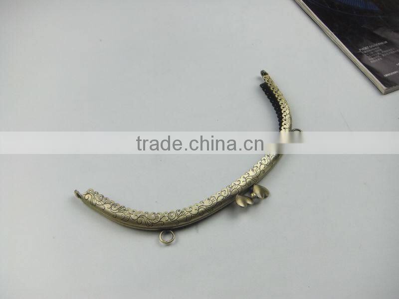 NEW!Antique Brass Metal Vintage Sewing DIY Frame China Direct Supplier Purse Frame With Clasp