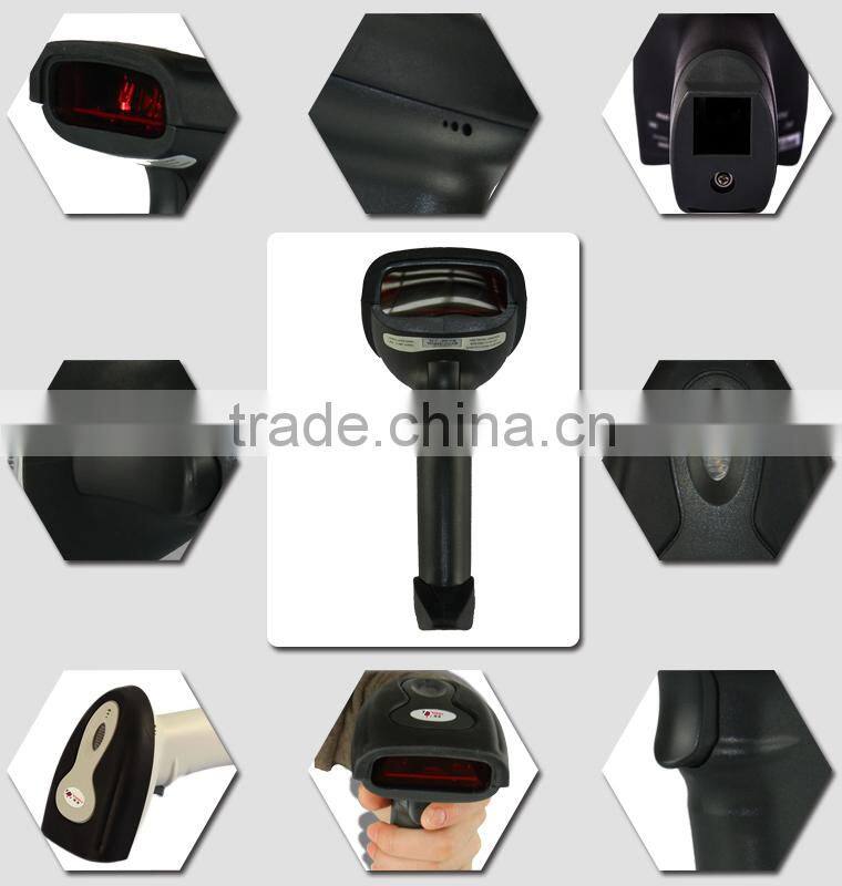 RD - 2016 Auto Laser Handheld USB Cable Wired Barcode Scanner Bar Code Reader with Stand
