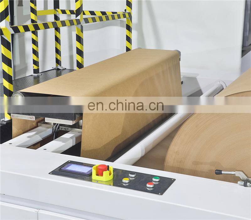 HD330T Fully Automatic Square Bottom Shopping Kraft Paper Bag Making Machine With Twisted Handle Inline price